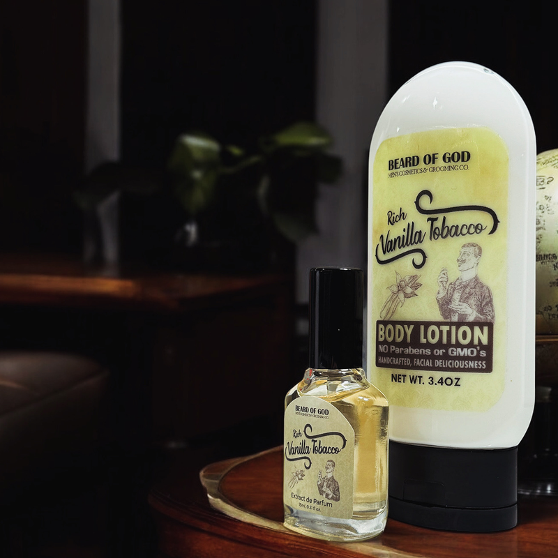Vanilla Tobacco Beard of God grooming collection