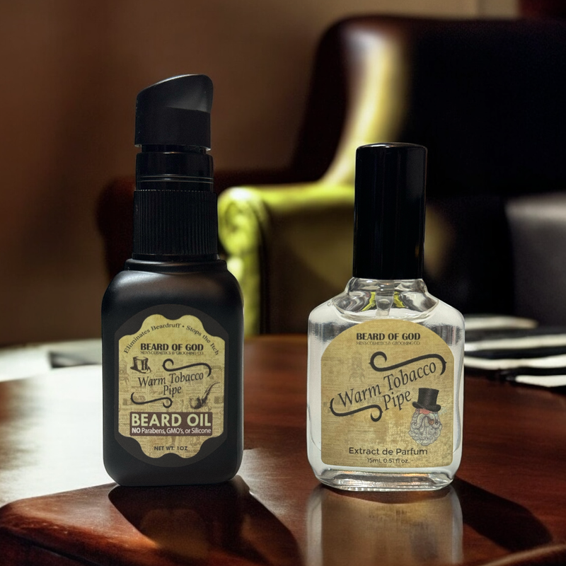 Warm Tobacco Pipe Beard of God grooming collection