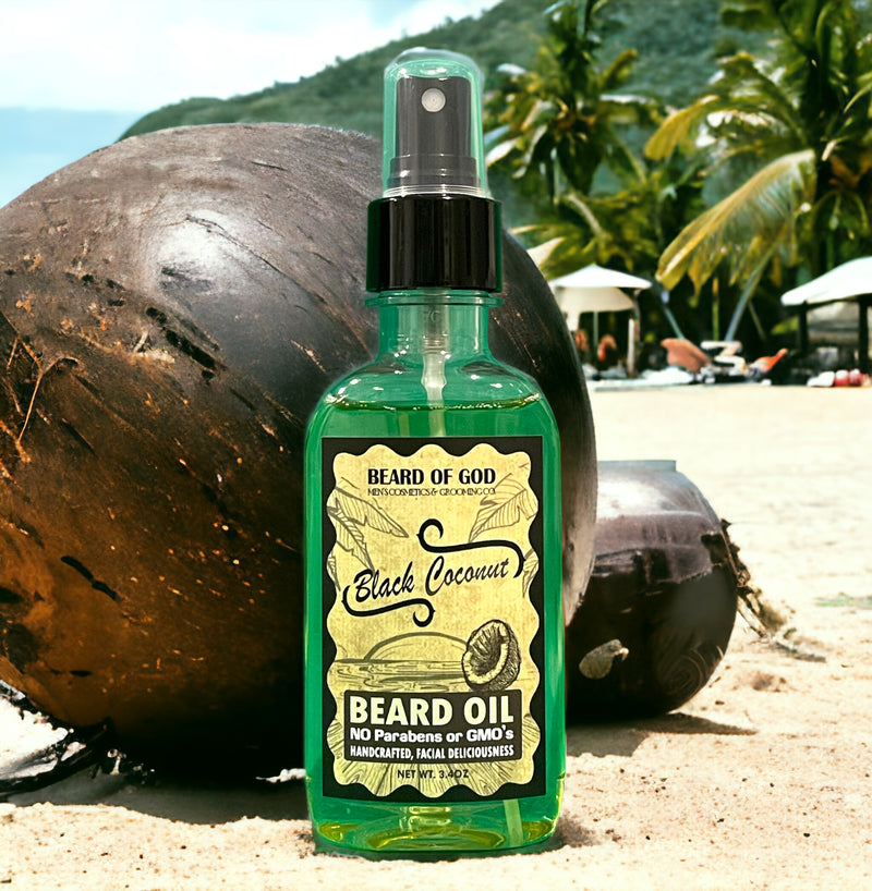 Black Coconut Nourishing Beard Oil - Beard of God