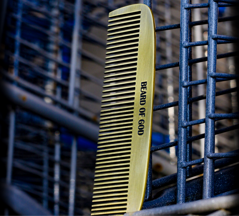 Weighted Barber-Grade Hair Comb - Beard of God