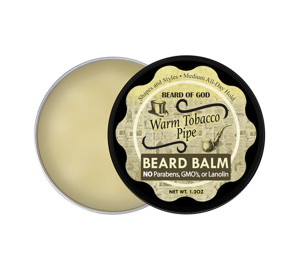 warm tobacco Warm Tobacco Pipe Crafted & Poured Beard Balm