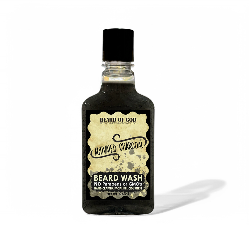 Activated Charcoal Titanium Beard Wash