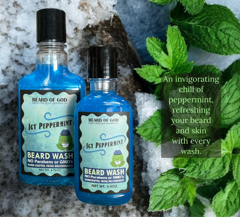 Icy Peppermint Titanium Beard Wash