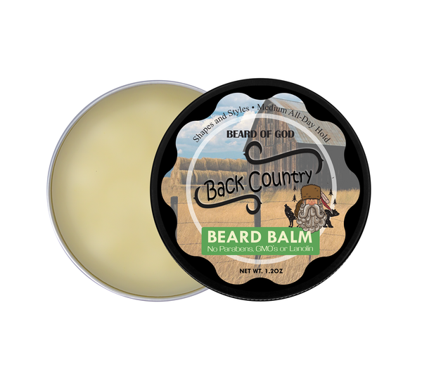 Back Country Crafted & Poured Beard Balm - Beard of God