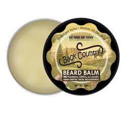 Back Country Crafted & Poured Beard Balm - Beard of God