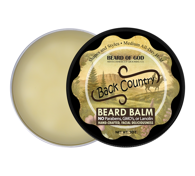 Back Country Crafted & Poured Beard Balm - Beard of God