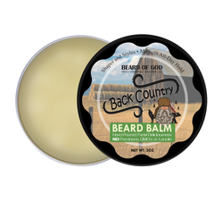 Back Country Crafted & Poured Beard Balm - Beard of God