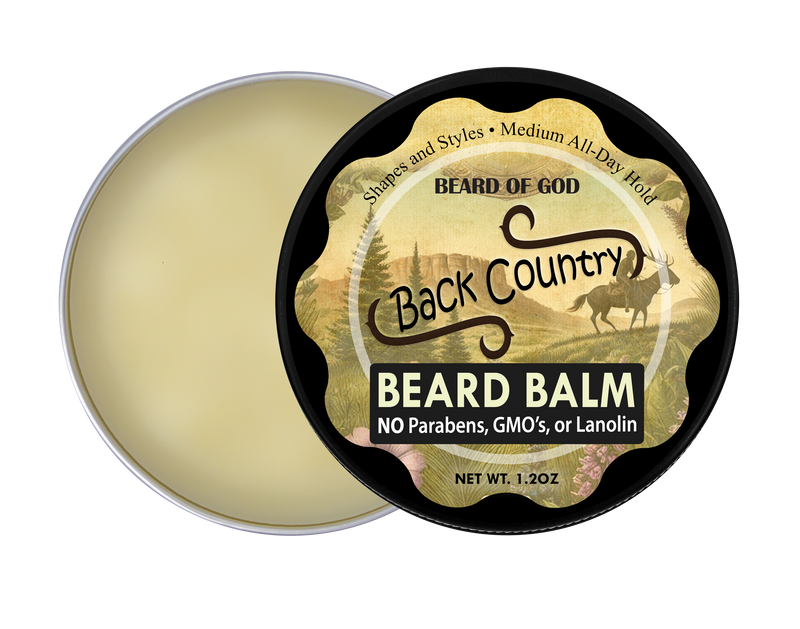Back Country Crafted & Poured Beard Balm - Beard of God