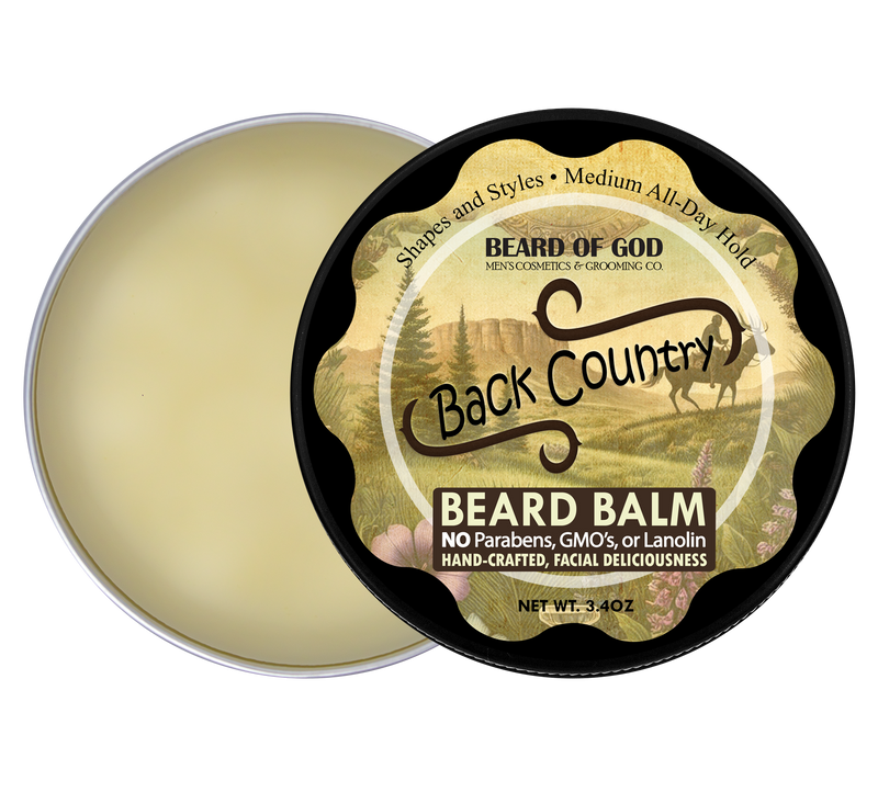 Back Country Crafted & Poured Beard Balm - Beard of God