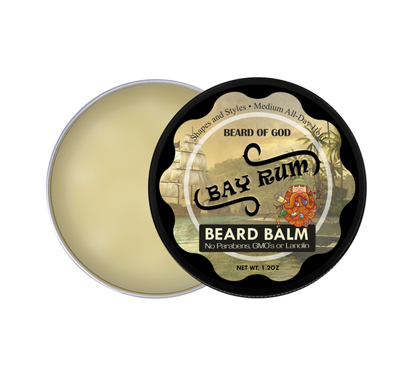 Bay Rum Crafted & Poured Beard Balm - Beard of God