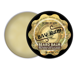 Bay Rum Crafted & Poured Beard Balm - Beard of God