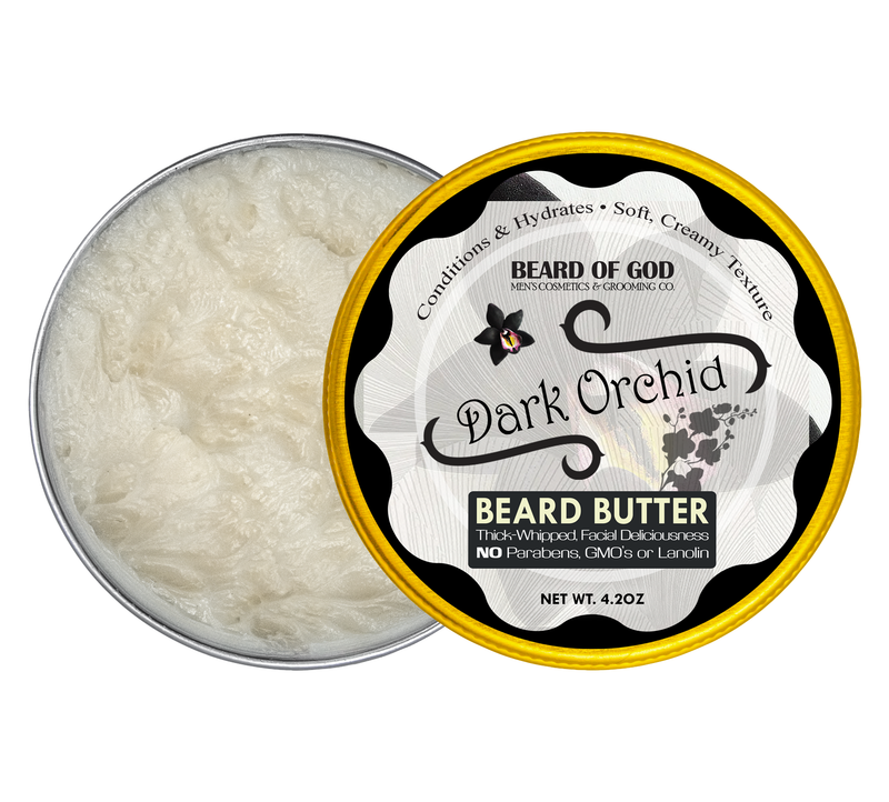 Dark Orchid Thick-Whipped Beard Butter - Beard of God