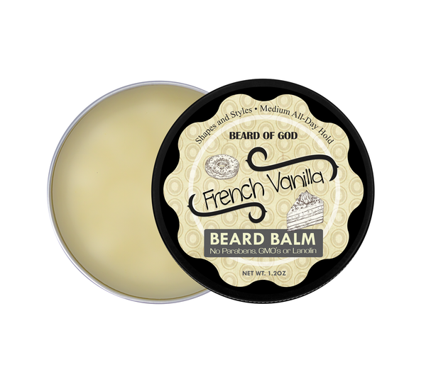 French Vanilla Crafted & Poured Beard Balm - Beard of God