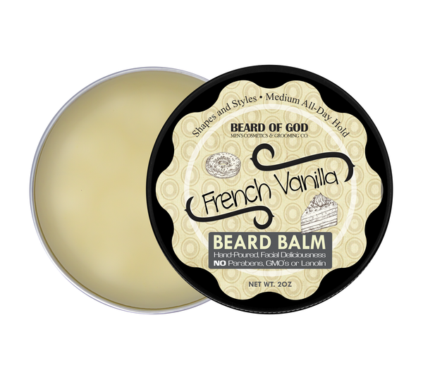 French Vanilla Crafted & Poured Beard Balm - Beard of God