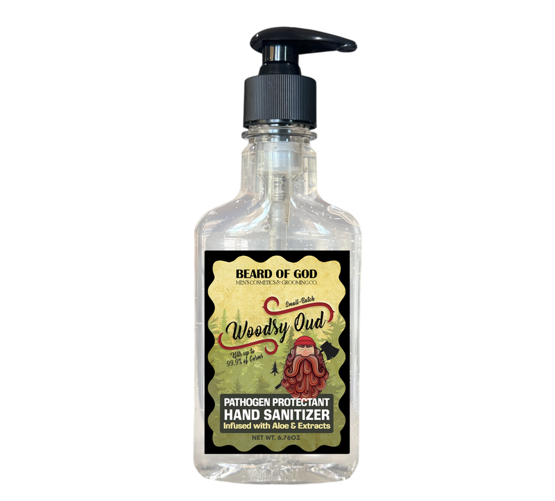 Scented Hand Sanitizer Gel - Beard of God