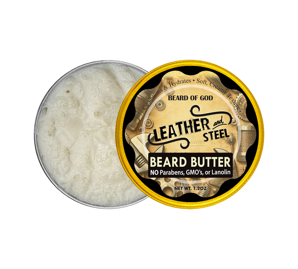Leather & Steel Creamy Whipped Beard Butter - Beard of God