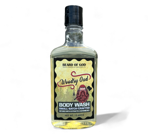 Woodsy Oud Botanical-Infused Body Wash