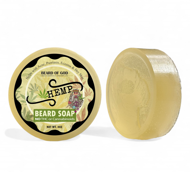 Hemp Beard & Body Bar Soap, 4oz