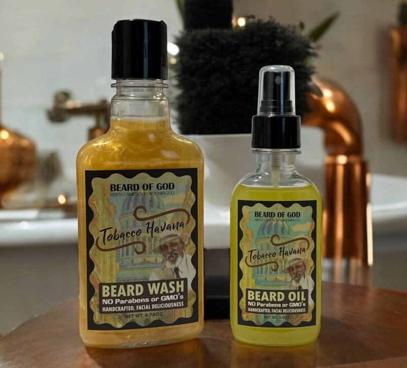 Tobacco Havana Titanium Beard Wash