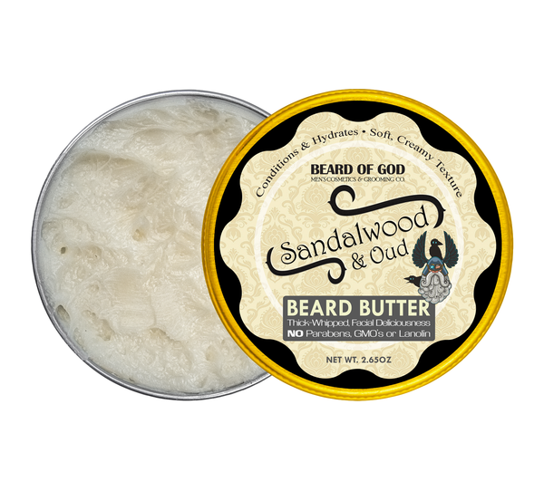 Sandalwood & Oud Thick-Whipped Beard Butter - Beard of God