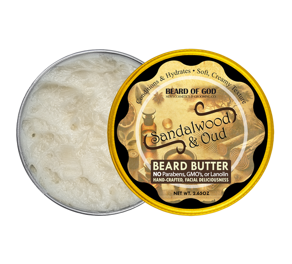 Sandalwood & Oud Creamy Whipped Beard Butter - Beard of God