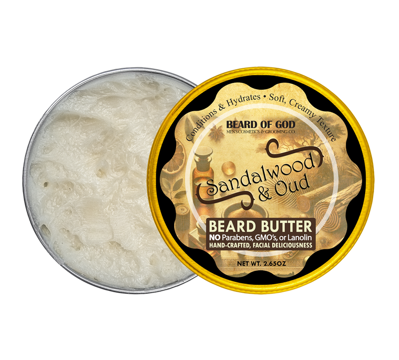Sandalwood & Oud Creamy Whipped Beard Butter - Beard of God