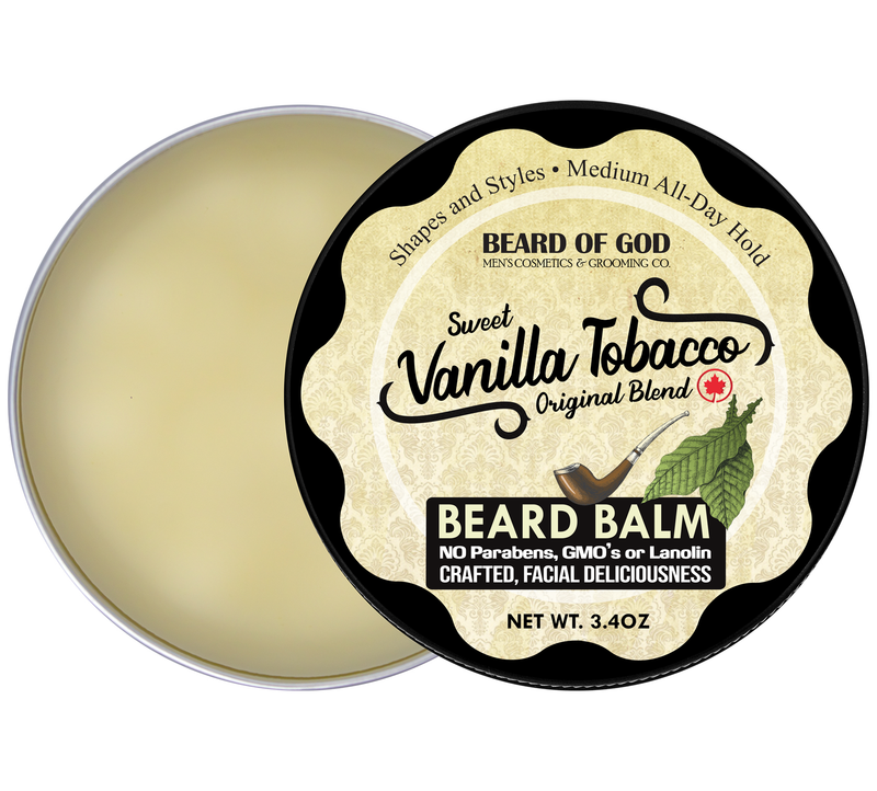 Sweet Vanilla Tobacco Crafted & Poured Beard Balm