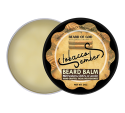 Tobacco Ember Crafted & Poured Beard Balm - Beard of God