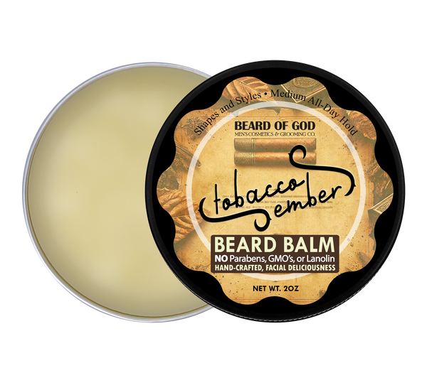 Tobacco Ember Crafted & Poured Beard Balm - Beard of God