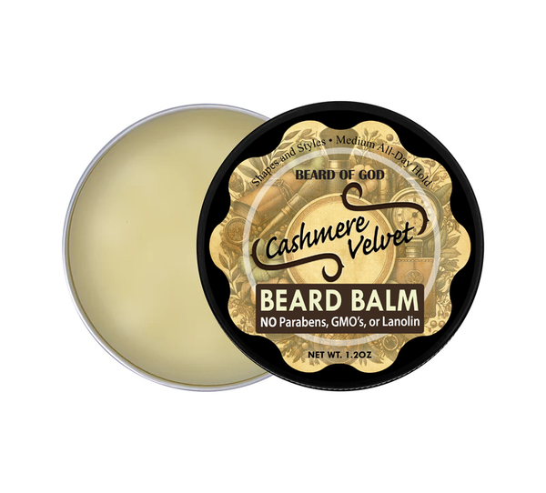 Cashmere Velvet Crafted & Poured Beard Balm - Beard of God