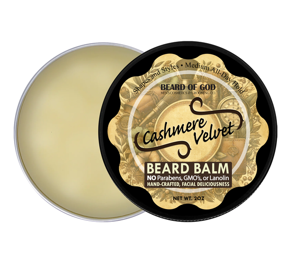 Cashmere Velvet Crafted & Poured Beard Balm - Beard of God