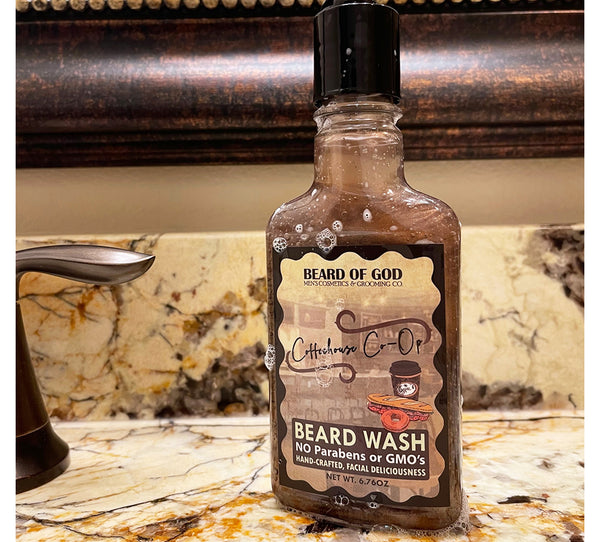 Coffeehouse Co-Op Titanium Beard Wash - Beard of God