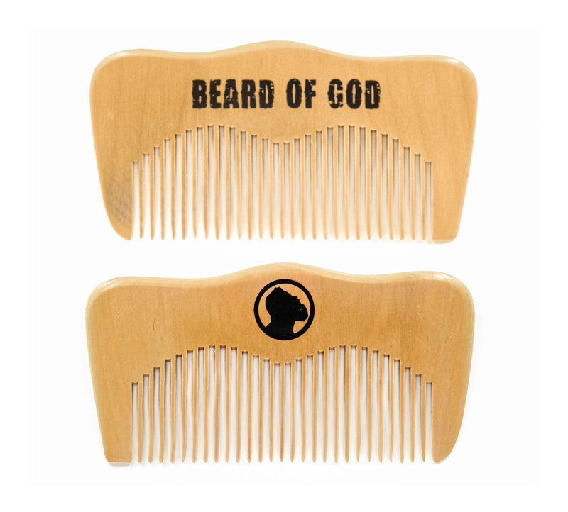 Mahogany Wood Comb - Beard of God