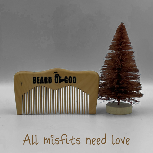 Misfit Wood Comb - Beard of God