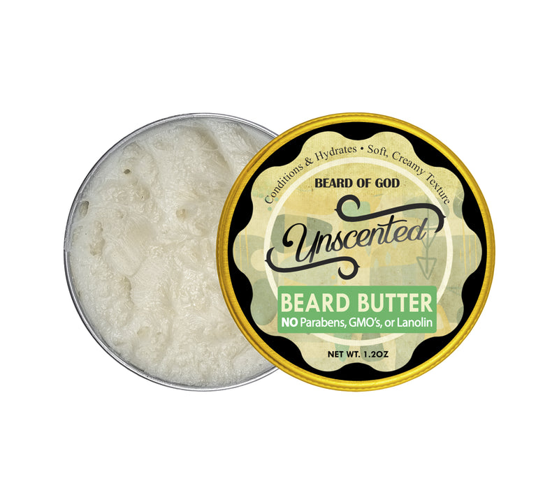 Unscented Hand-Whipped Beard Butter - Beard of God