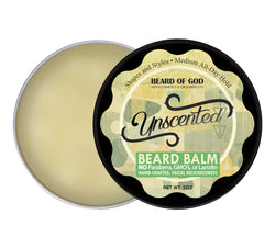 Unscented Hand-Poured Beard Balm - Beard of God