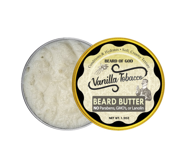 Vanilla Tobacco Hand-Whipped Beard Butter - Beard of God
