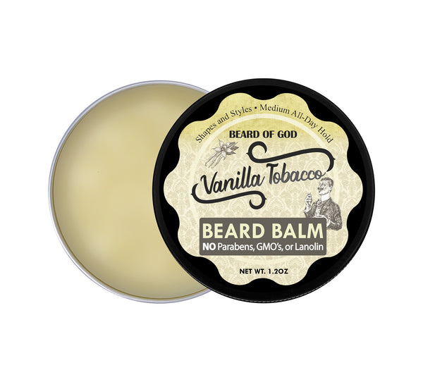 Vanilla Tobacco Hand-Poured Beard Balm - Beard of God
