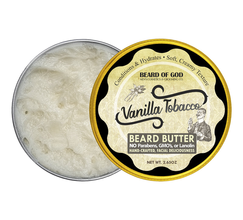 Vanilla Tobacco Hand-Whipped Beard Butter - Beard of God
