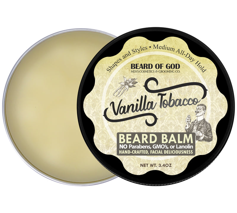 Vanilla Tobacco Hand-Poured Beard Balm - Beard of God