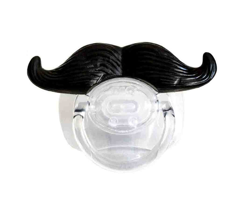 Baby Pacifiers Mustache Soother Child Funny Binkies 4-Pack Funny