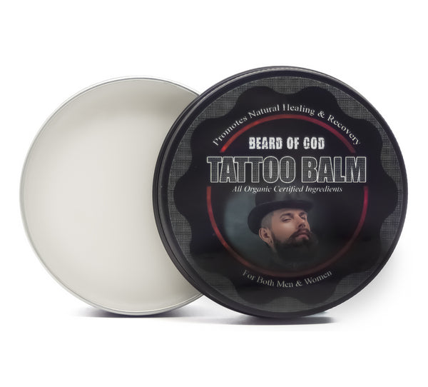 Organic 🌱 Tattoo Balm Aftercare - Promotes Healing & Recovery - Beard of God